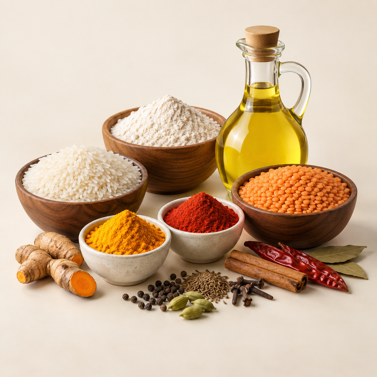 Foodgrains, Oil and Masala